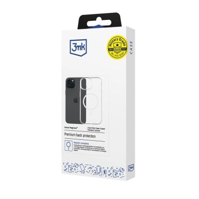 4. 3mk Armor Magcase für iPhone 15 Plus – Transparent