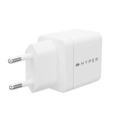 4. HYPER HJG35EU Mobiles Ladegerät für Kopfhörer, Headset, Smartphone, Uhr, Weiß, AC-Schnellladung, intern