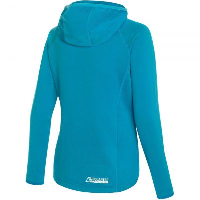 5. Damen-Sporthoodie Viking Jukon Hoodie Lady, schnelltrocknend, türkis (730/23/0900/70)