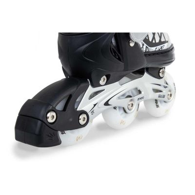 18. Rollschuhe - Rollschuhe - Eislaufen 4-in-1 ENERO PRO LED 26-29 Grau