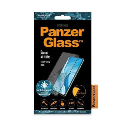3. PanzerGlass E2E Regular Panzerglas für Xiaomi Mi 11 Lite 5G antibakteriell – mit schwarzem Rahmen