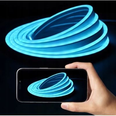 10. Vention Silikon-Neon-LED-Streifen mit IR-Fernbedienung und 12-V-Gleichstromnetzteil, 5 m