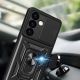 5. Hybrid Armor Camshield Panzerhülle für Samsung Galaxy S24+ mit Kameraabdeckung – Schwarz