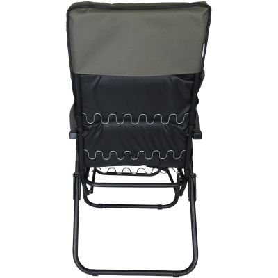 6. Gartensessel mit Fußstütze 57x83x106cm Grau-Grün