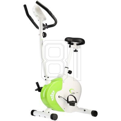 80. Magnetfahrrad weiß und grün HMS M9239* 