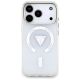 3. Guess IML Gradient Triangle Logo MagSafe Hülle für iPhone 17 Pro - Transparent