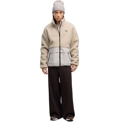 6. Herrenjacke Puma Hybrid Re: Fibre Sherpa beige 694562 82