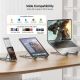 18. UNITEK Verstellbarer Laptopständer + Hub mit USB-C/A, HDMI 2.0, PD 100W