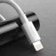 15. Baseus Simple Wisdom Lightning / USB-C Kabel 20W 1,5 m 2 Stück - Weiß