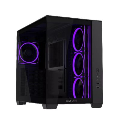 5. Asus A32 PLUS TG ARGB SCHWARZE Hülle