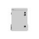 12. Wandregalschrank 10" HERMETISCH IP55 WAND-/STANGENMONTAGE 340X250X500 GRAU LANBERG (MONTIERT)