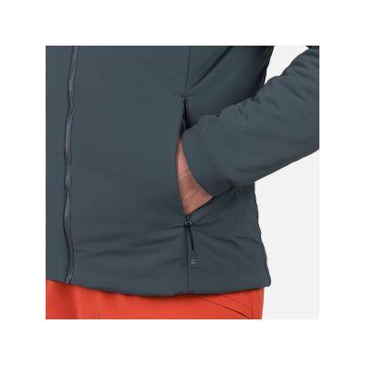 7. Rossignol Opside Hoodie Warm Jacke, grau