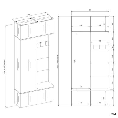 14. WARDROBE HAGUE II 1SZ1W KASCHMIR