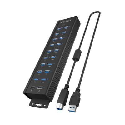 2. Rajd Sonic – 20-in-1 USB-Hub mit Netzteil, Ein-/Ausschalter und Montagehalterungen
