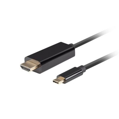 6. LANBERG Kabel USB-C(M)->HDMI(M) 3M 4K 60Hz SCHWARZ CA-CMHD-10CU-0030-BK