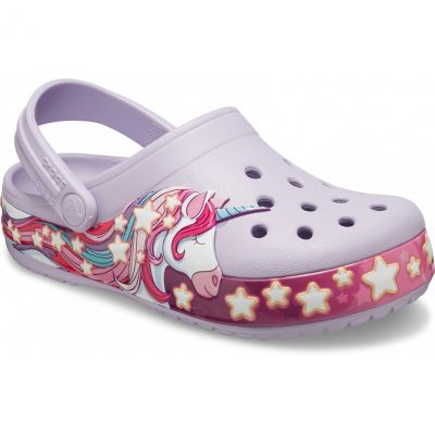 4. Crocs FunLab Unicorn Band Cg Jr 206270 530 Flip-Flops