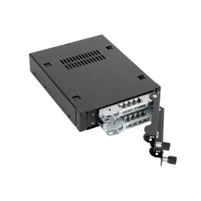 8. We-Ra. IcyDock mit Platz für 2 Laufwerke: 2 x 6,3 cm SATA I-III/SAS HDD & SSD in Farbe, 1 x 3,5" Metall