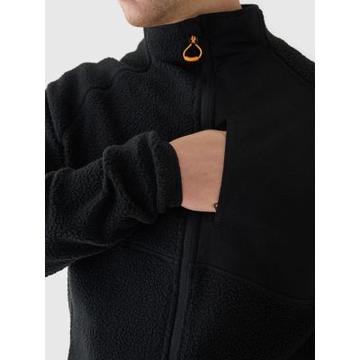 4. Herren-Sherpa-Fleecejacke mit Stehkragen 4F 4FRAW24TFLEM360-20S