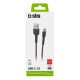 3. SBS TECABLETC3MTK USB-A – USB-C-Kabel 3 m – Schwarz