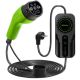 19. Qoltec Mobiles Ladegerät für Elektroautos (EV) mit 2-in-1-Ladegerät Typ 2 SCHUKO 3,5 kW 230 V LCD Tragbare Wandbox 5 m