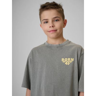 3. Baumwoll-T-Shirt für Jungen 4F 4F4FJRSS26TTSHM3906-25S