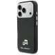 2. Karl Lagerfeld Karl & Choupette Head Pins Saffiano MagSafe Hülle für iPhone 17 Pro Max - Schwarz