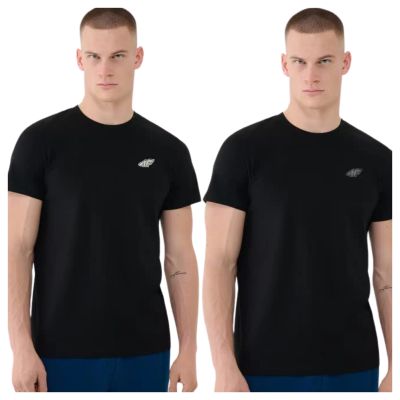 Herren-T-Shirt (2er-Set) 4F 4FWAW25TTSHM3458-020S-20S