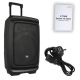 V-TONE OrionX 14 ACCU – Aktivlautsprecher, schwarz, wiederaufladbar, Bluetooth, TWS, USB, AUX, FM, DSP, ausziehbarer Griff, Transportrollen, 135 W RMS