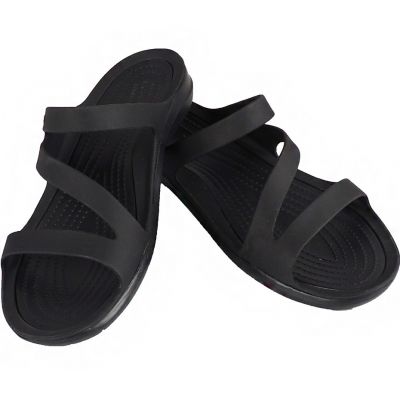 Crocs Swiftwater Sandal W Damen Flip-Flops schwarz 203998 060 34-35