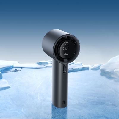 4. Jisulife Handventilator Pro1 S 5000mAh FA53PRO Tragbarer Mini-Gebläse-USB-Metallventilator - Dunkelgrau
