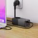 3. Acefast Z2 GaN 75W PD-Tischladegerät 3x USB-C 2x USB-A - Schwarz und Grau