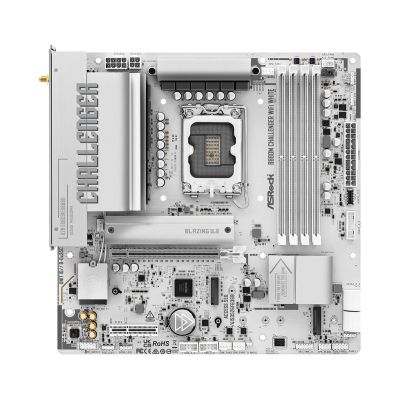 5. ASRock B860M Challenger WiFi White 1851 mATX HDMI/DP DDR5