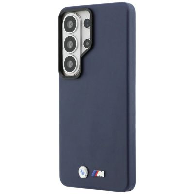 2. BMW M Metal Logo MagSafe Hülle für Samsung Galaxy S26 Ultra – Marineblau