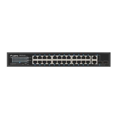 2. LANBERG RSFE-24P-2C-250 Switch, 24x 100MB PoE+/2x Combo Rack, 19" Gigabit Ethernet, 250W