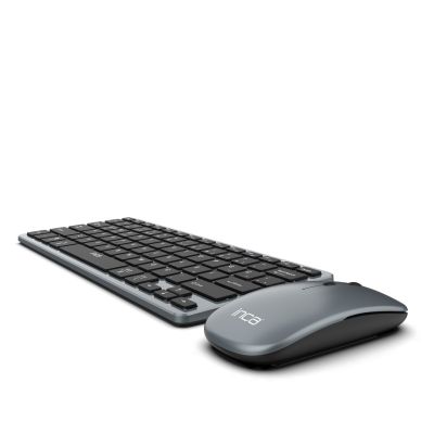 5. Inca IBK-572BT Tastatur und Maus inklusive Funkfernbedienung + Bluetooth, Schwarz