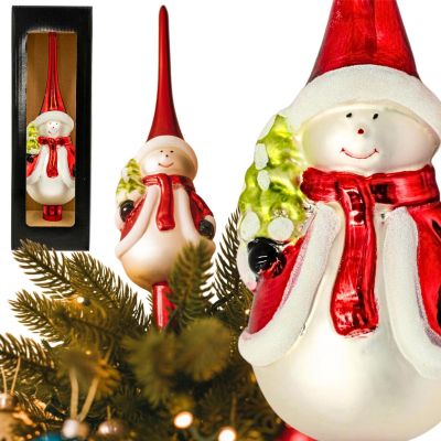 2. WEIHNACHTSBAUMSPITZE 28,5 CM SCHNEEMANN
