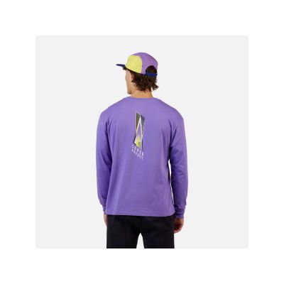 5. Unisex-T-Shirt ROSSIGNOL SUPER LS TEE lila