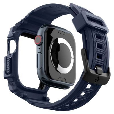 8. Spigen Rugged Armor "Pro" Apple Watch Armband 46mm - Blau