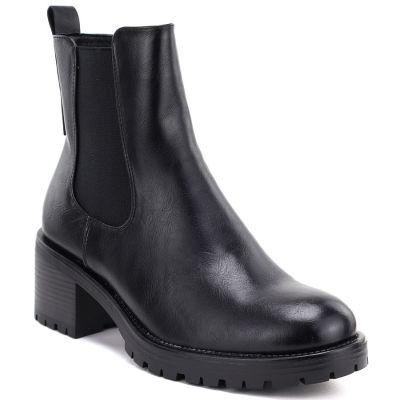 Damen-Ankle-Boots, gefüttert, schwarz, Potocki SZ12742