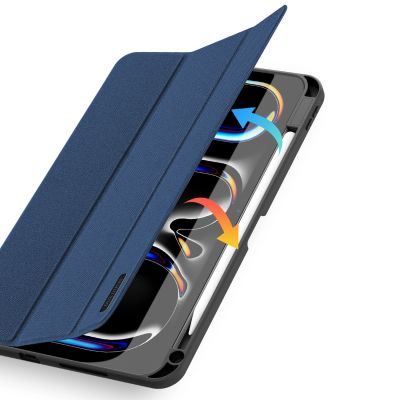 9. Dux Ducis Domo Hülle mit Klappe und Smart Sleep für Xiaomi Pad 6 / 6 Pro – Blau