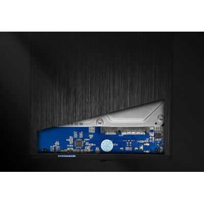 6. AXAGON EE35-XA3 Externes Gehäuse 3,5", USB 3.0, SATA II, Aluminium - Schwarz