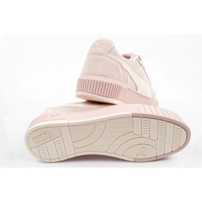 8. Puma Damen-Sportschuhe Carina Mia SD, bequeme Sneaker aus puderrosa Leder