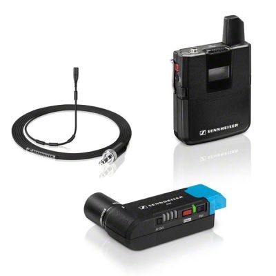 Sennheiser AVX-MKE2 SET – Drahtloses Kamerasystem mit Miniatursender und professionellem MKE2-Mikrofon, vollautomatisch