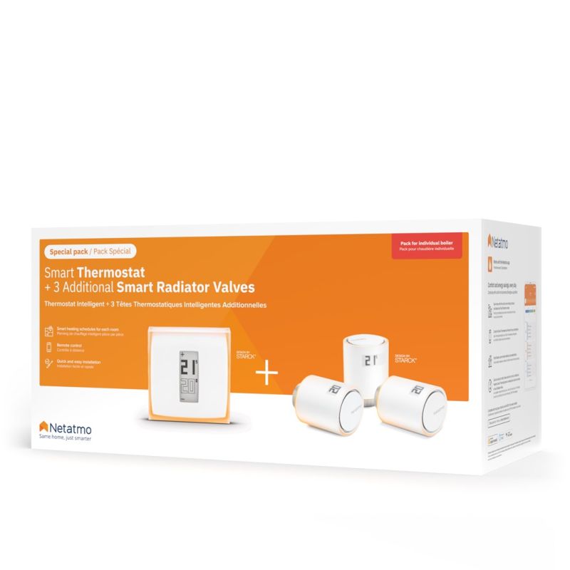7. Set: Thermostat + 3 Netatmo NBU-NTH-NAV Ventile