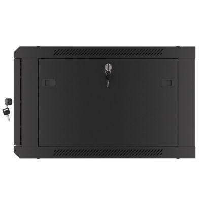 6. Lanberg WF01-6606-00B 6U Rack-Wandschrank Schwarz