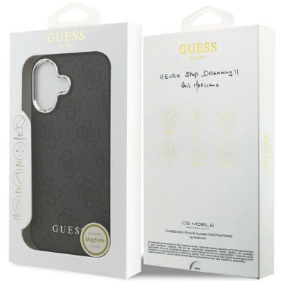 8. Guess 4G Classic Logo MagSafe Hülle für iPhone 17 - Schwarz