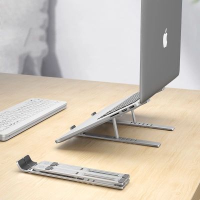 3. Universeller Laptopständer Tech-Protect Alustand – dunkelgrau
