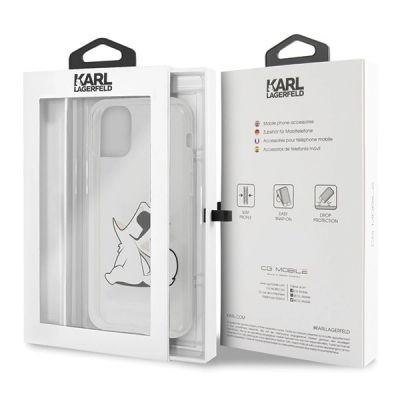7. Karl Lagerfeld Choupette Fun iPhone 11 / Xr Hülle - Transparent