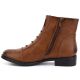 3. Damen-Stiefeletten flach, kamelfarben, M.Daszyński SA62-126