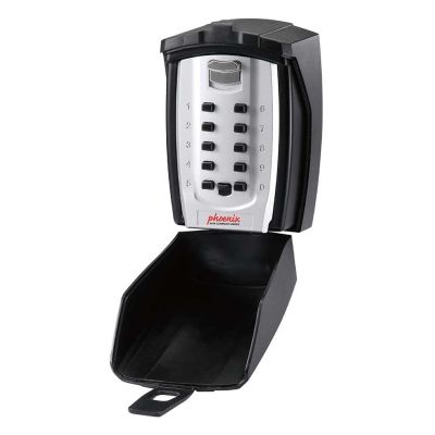 7. Phoenix Safe Co. KS0003C Schlüsselschrank Metall Schwarz, Silber